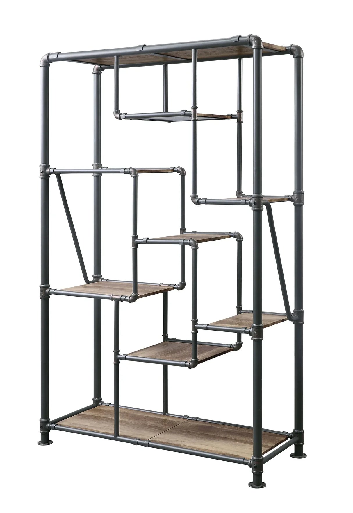 Brantley - Antique Bookshelf - Oak - Furniture Home Direct