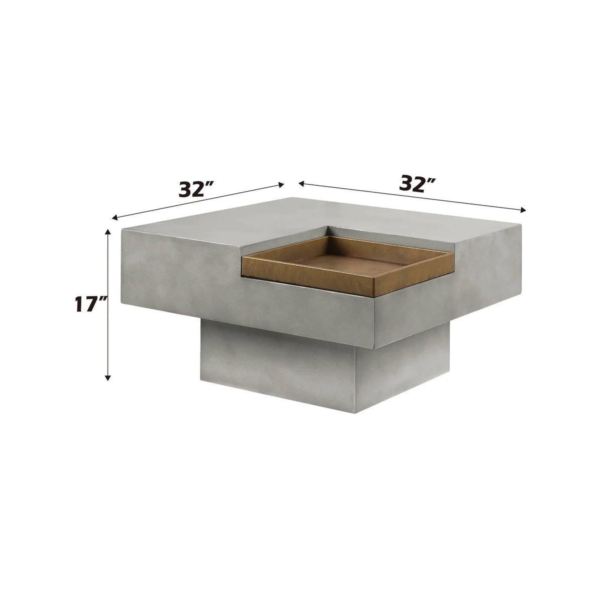 Kailano - Weathered Table - Gray - Furniture Home Direct