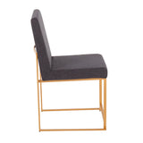 Fuji - Contemporary Stylish Frame, High Back Dining Chair (Set of 2) - Furniture Home Direct