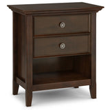 Amherst - Bedside Table - Russet Brown - Furniture Home Direct