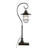 Landen - Contemporary Task Lamp (Set of 2) - Oil Rubbed Bronze / Clear - Furniture Home Direct