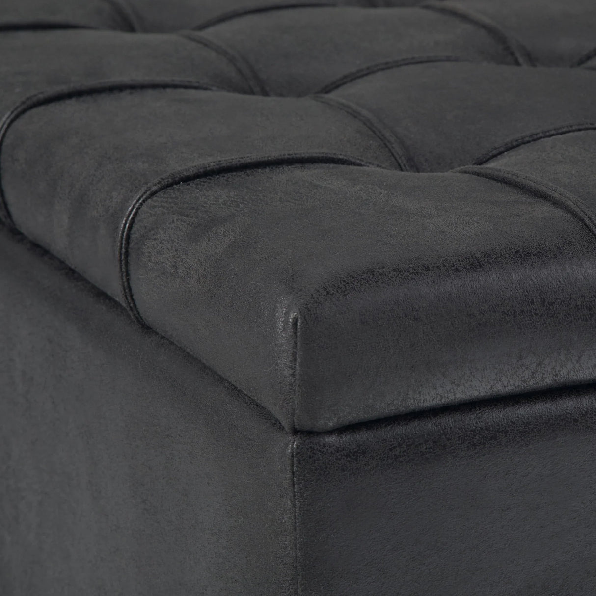 Harrison - Upholstered Coffee Table Storage Ottoman - Furniture Home Direct