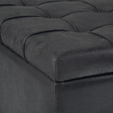 Harrison - Upholstered Coffee Table Storage Ottoman - Furniture Home Direct