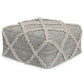 Cowan - Handcrafted Square Pouf - Furniture Home Direct
