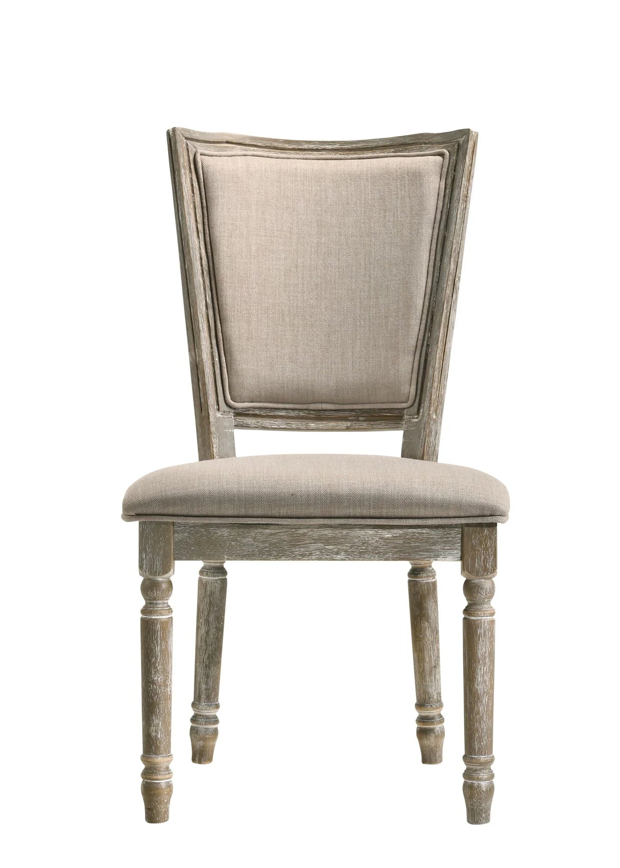 Gabrian - Two Tone, Reclaimed Side Chair (Set of 2) - Beige / Gray - Furniture Home Direct