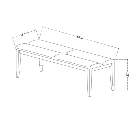 Uriuni - Bedroom Bench - Champagne - Furniture Home Direct