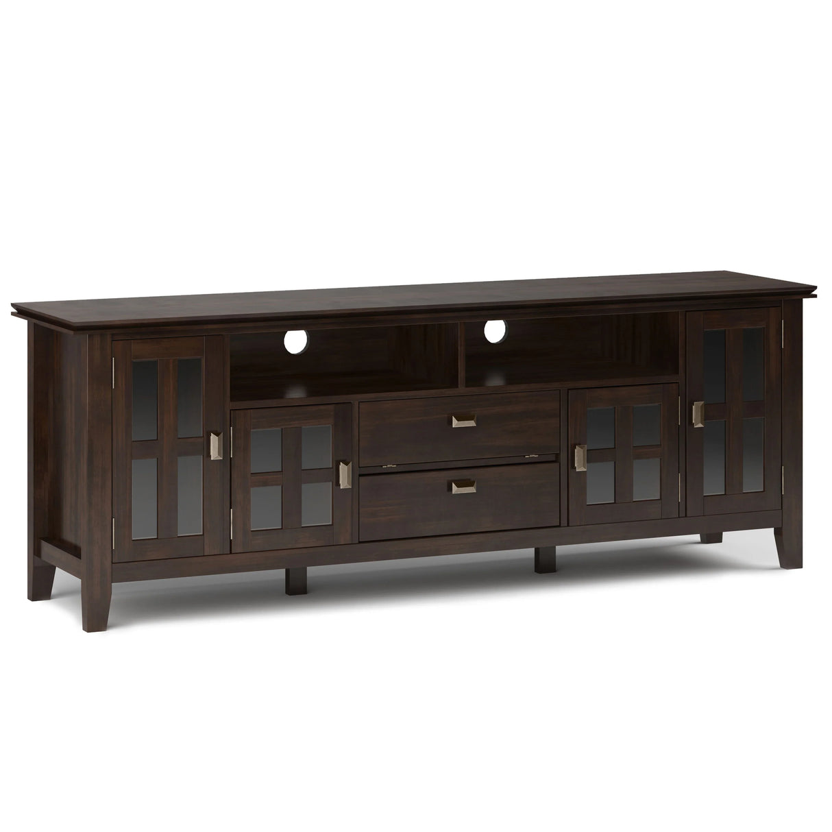 Artisan - TV Media Stand - Tobacco Brown - Furniture Home Direct