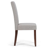 Acadian - Upholstered Parson Dining Chair (Set of 2) - Furniture Home Direct