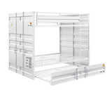 Cargo - Full Bunk Bed With Trundle - White - Furniture Home Direct