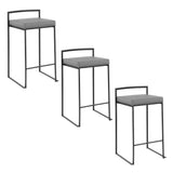 Fuji - Contemporary Style Stackable Counter Stool - Furniture Home Direct