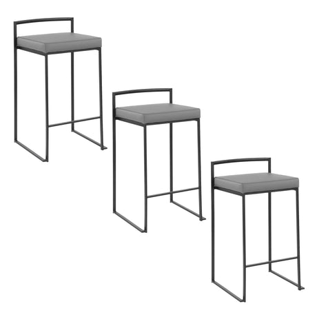 Fuji - Contemporary Style Stackable Counter Stool - Furniture Home Direct