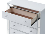 Sleek Contemporary Storage Chest - White - Furniture Home Direct