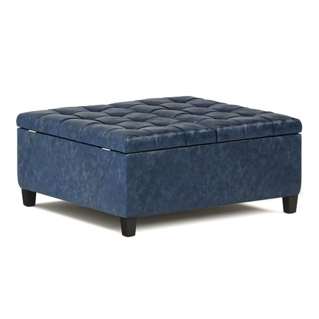 Harrison - Upholstered Coffee Table Storage Ottoman - Furniture Home Direct