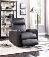 Blane - Top Grain Leather Match Power Motion Recliner - Brown - Furniture Home Direct