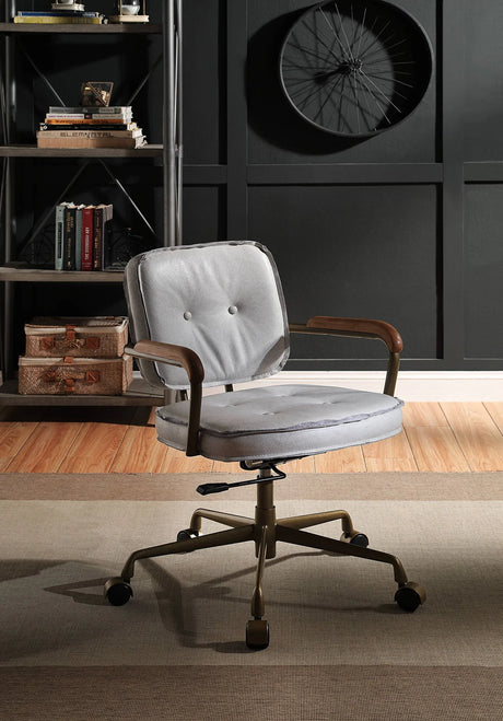 Siecross - Top Grain Leather Office Chair - Furniture Home Direct