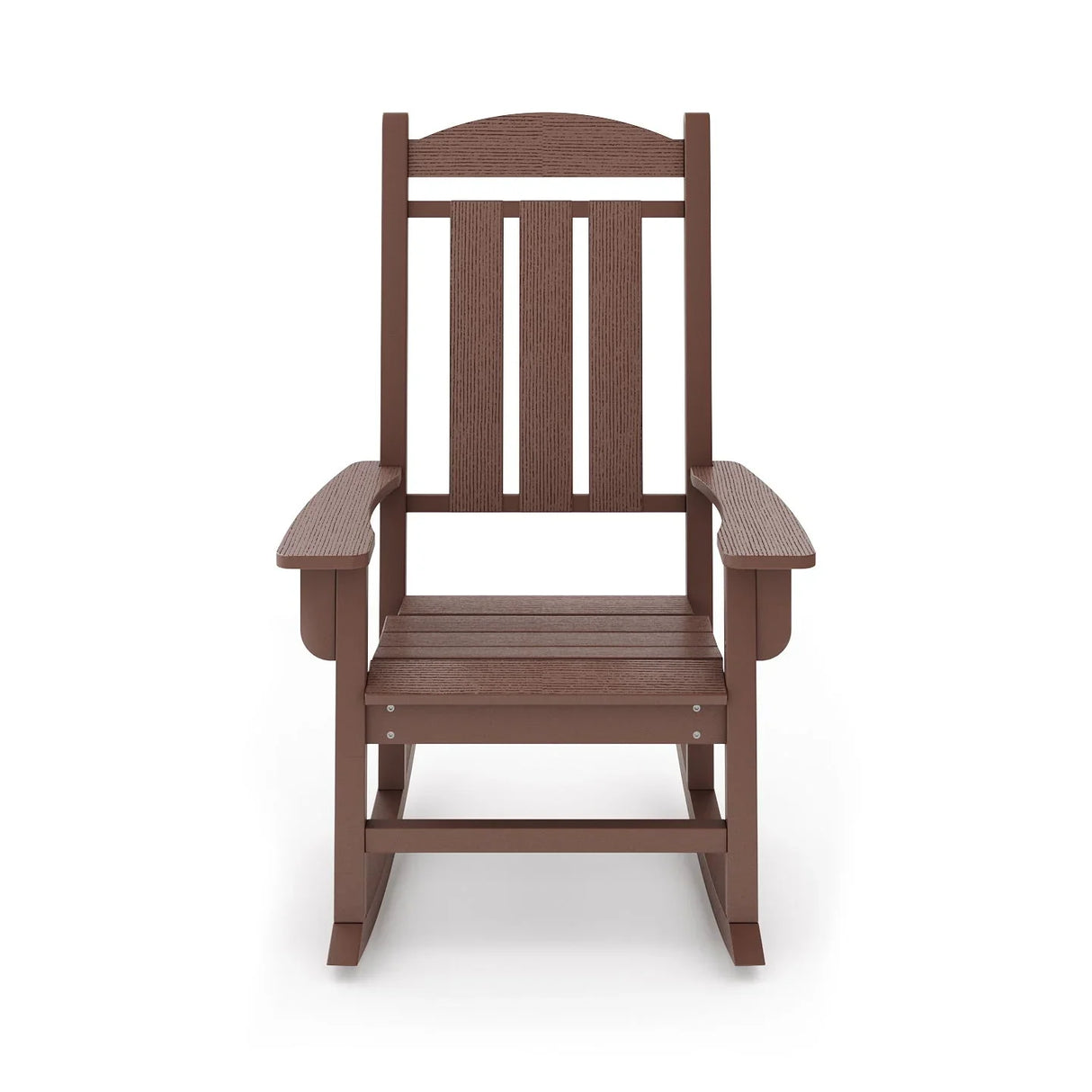 Traditional Porch Rocker Classic HDPE Poly Lumber For Porch, Patio, And Garden Comfort - Furniture Home Direct