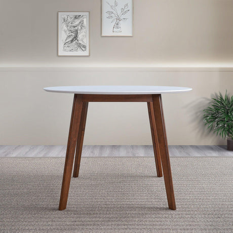 Carlton - Dining Table - Brown / White - Furniture Home Direct