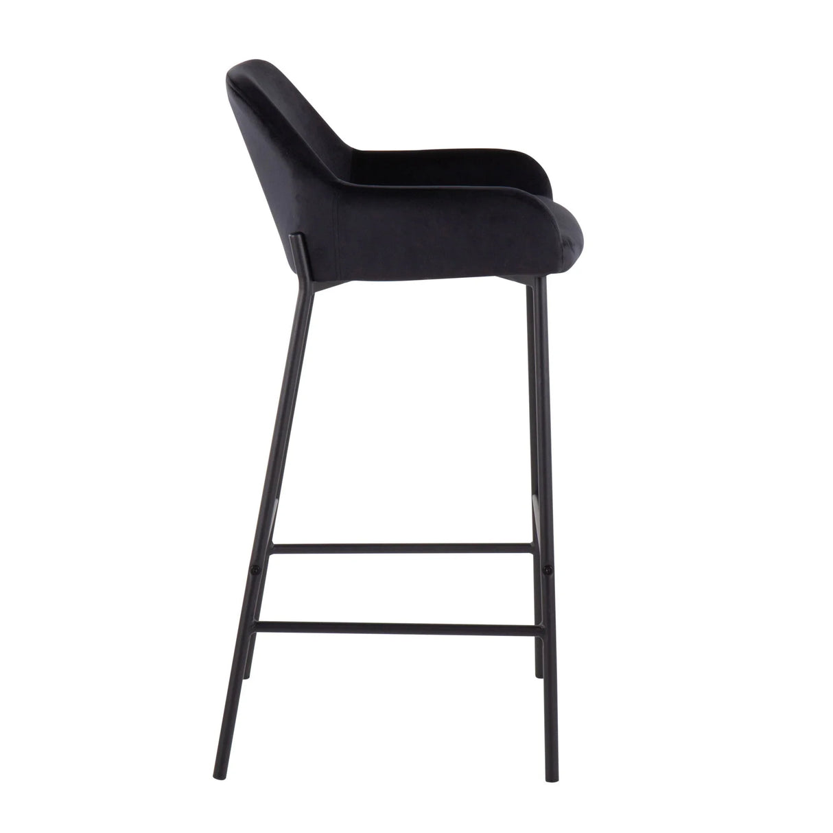 Daniella - Industrial Fixed Height Bar Stool (Set of 2) - Furniture Home Direct