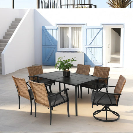 7 Piece Patio Dining Set - Furniture Home Direct