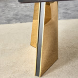 Dining Table Black Marble With Gold Butterfly Legs Black - Furniture Home Direct