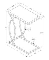 Accent Table, C - Shaped, Contemporary & Modern Design - Furniture Home Direct
