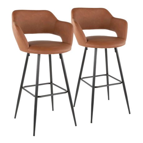 Margarite - Contemporary Barstool (Set of 2) - Furniture Home Direct