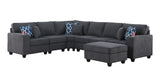 Cooper - Sectional Sofa With Ottoman And Cupholder - Furniture Home Direct