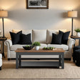 Essex - Coffee Table - Black, Whiskey - Furniture Home Direct