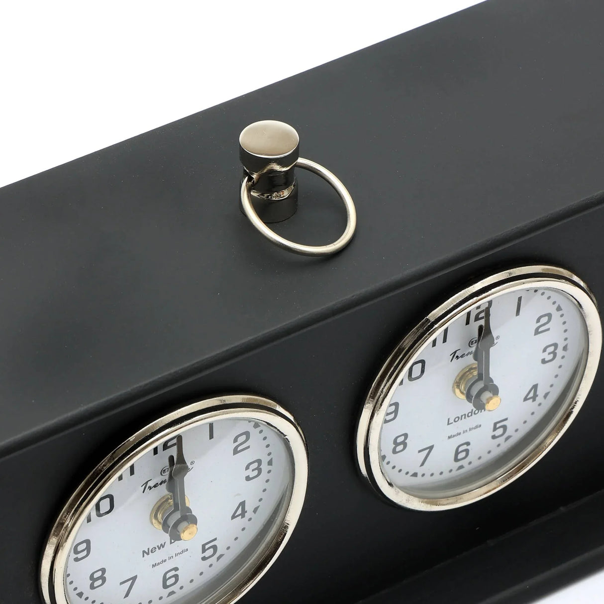 Modern & Decorative Tabletop Time Zone Desk Clock - Furniture Home Direct