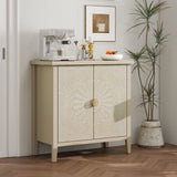 2 Door Cabinet, American Furniture, Suitable For Bedroom, Living Room, Study - Natural - Furniture Home Direct