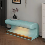 Modern Upholstered Entryway Bench With LED Sensor Light - Furniture Home Direct