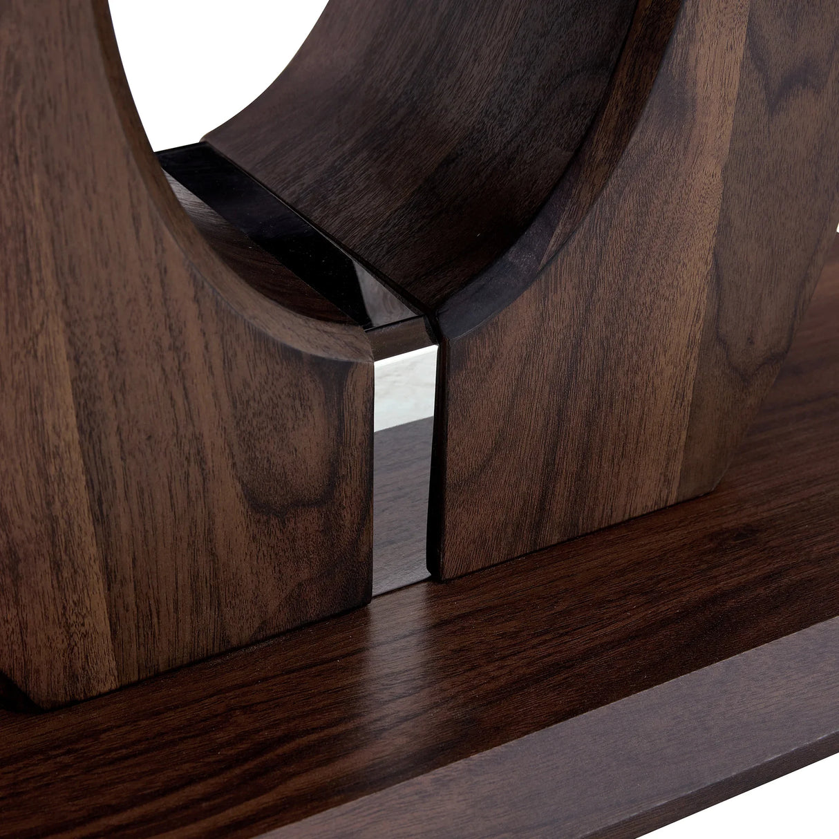 Coffee Table Modern Rectangular Walnut Finish Walnut - Furniture Home Direct