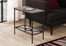 Accent Side Table, Narrow, Small, 2 Tier, Elegant Design - Furniture Home Direct