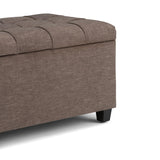 Sienna - Upholstered Storage Ottoman Bench - Furniture Home Direct