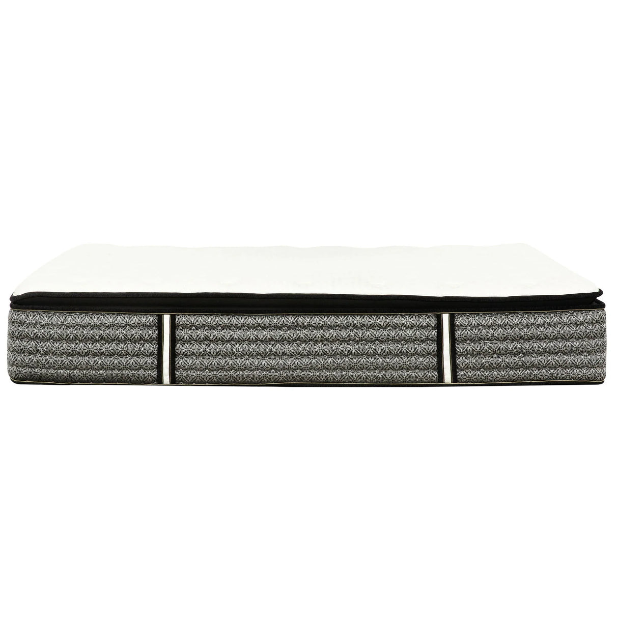 Premium 14" Queen Size Hybrid Mattress In A Box Plush Gel Memory Foam Top With Cooling Technology - Gray / White - Furniture Home Direct