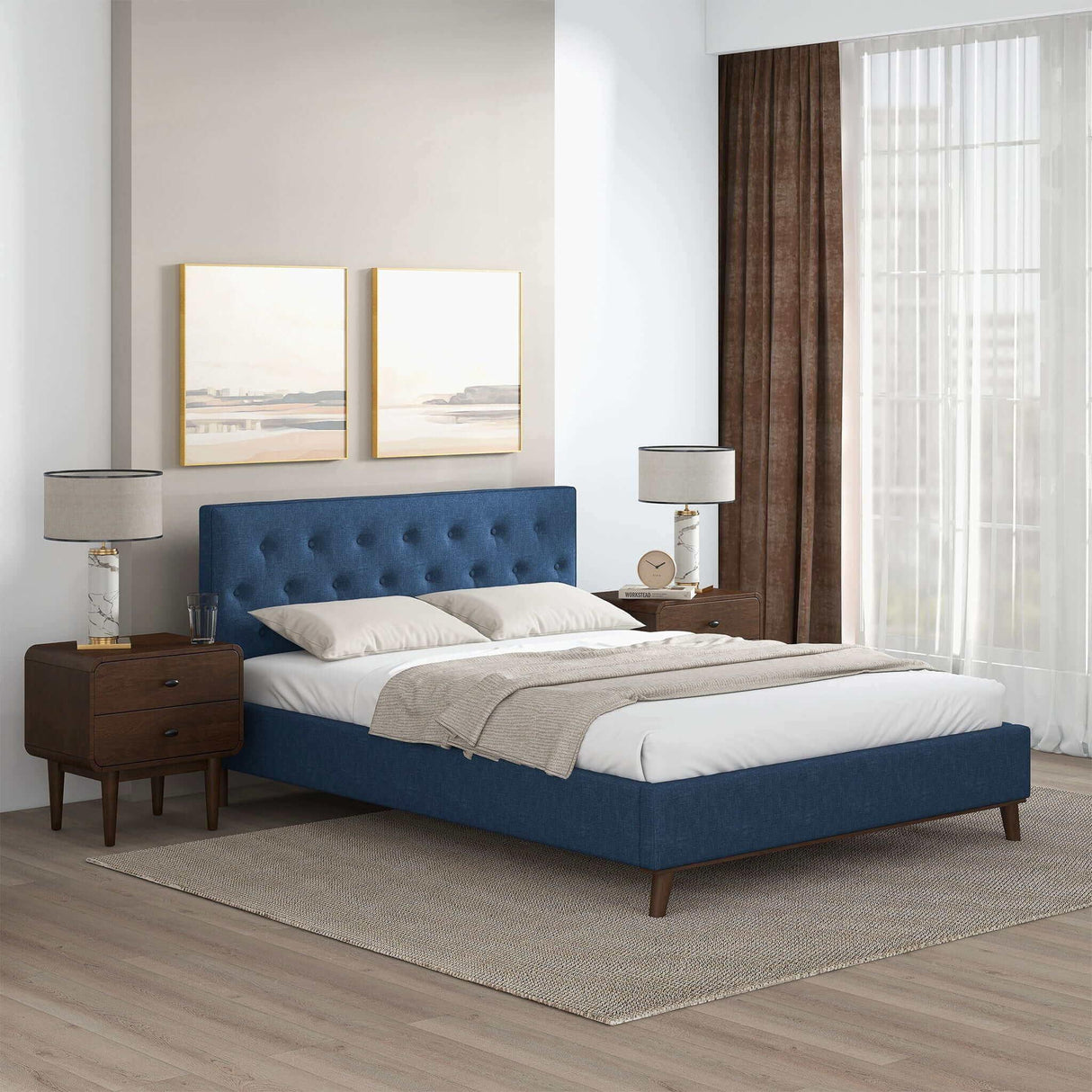 Graceville - Elegant Design Platform Bed - Furniture Home Direct