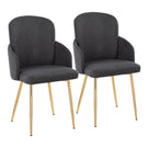 Dahlia - Contemporary Dining Chair (Set of 2) - Furniture Home Direct