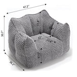 Comfortable Chenille Sofa Chairs With Highly Resilient Foam For Living Rooms And Bedrooms - Furniture Home Direct