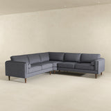 Amber - Velvet Corner Sectional Sofa - Furniture Home Direct