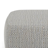 Nate - Handcrafted Square Pouf - Furniture Home Direct