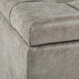 Harrison - Upholstered Coffee Table Storage Ottoman - Furniture Home Direct