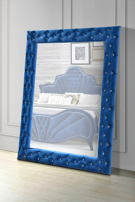 Dante - Velvet Floor Mirror - Furniture Home Direct