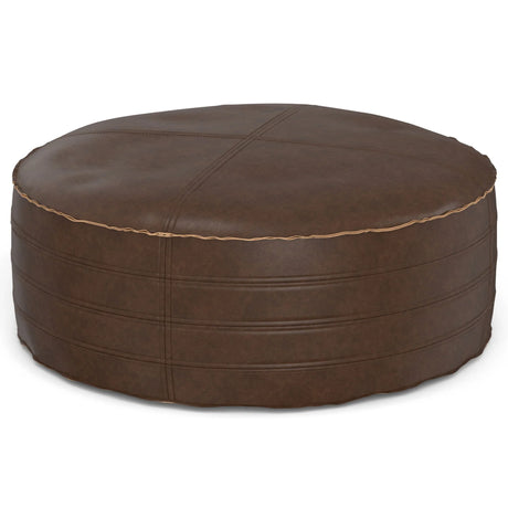 Brody - Round Pouf - Furniture Home Direct