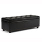 Hamilton - Upholstered Storage Ottoman - Furniture Home Direct