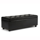 Hamilton - Upholstered Storage Ottoman - Furniture Home Direct