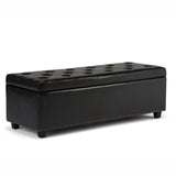 Hamilton - Upholstered Storage Ottoman - Furniture Home Direct