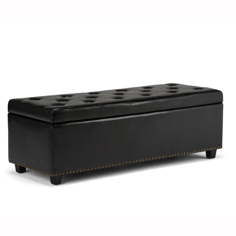 Hamilton - Upholstered Storage Ottoman - Furniture Home Direct