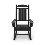 Traditional Porch Rocker Classic HDPE Poly Lumber For Porch, Patio, And Garden Comfort - Furniture Home Direct