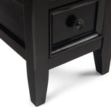 Amherst - Narrow Side Table - Hickory Brown - Furniture Home Direct