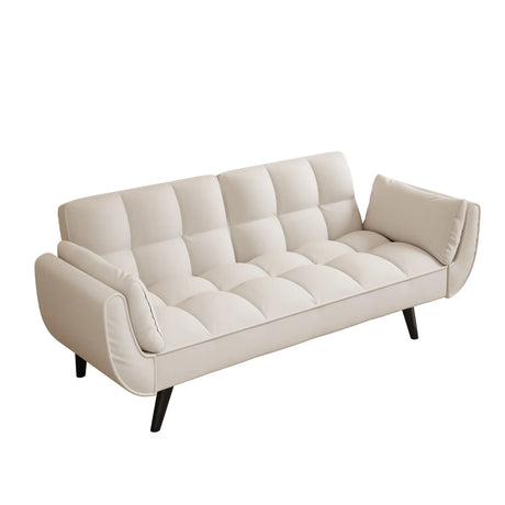 Sofa Soft Two Armrests Throw Pillow Pillow Comfortable Fit Apartment Bedroom Small Space - Furniture Home Direct